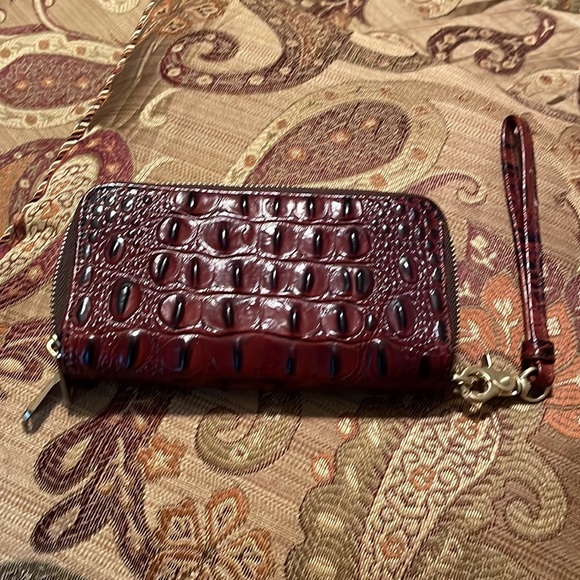 Brahmin Bags Brahmin Pecan Melbourne Double Zipper Wallet Poshmark